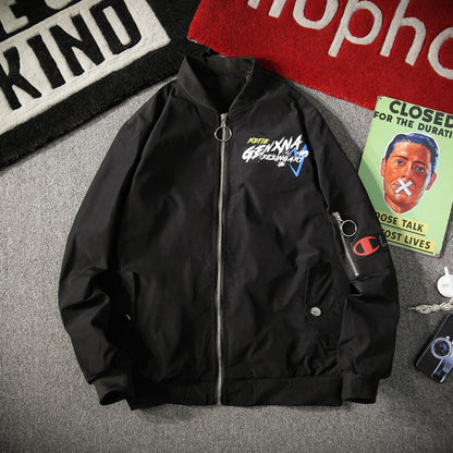 Trendy Unisex Streetwear Jacket - Flight & Work Style